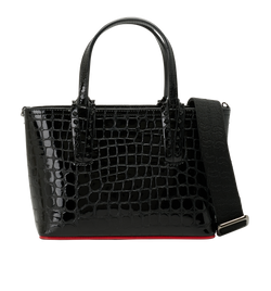 Mini Cabata, Mock Croc, Black, MIS, S/DB, 2*